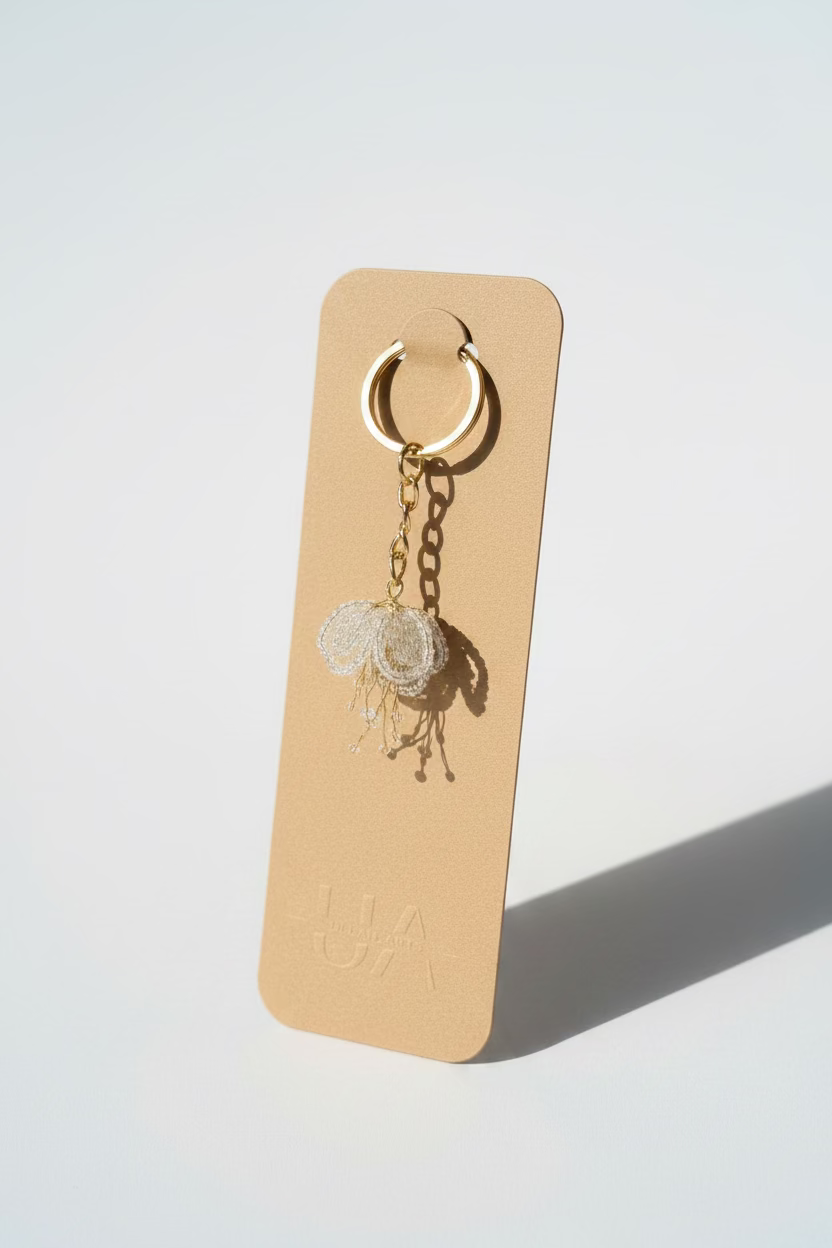 Sakura Handcrafted Keyring