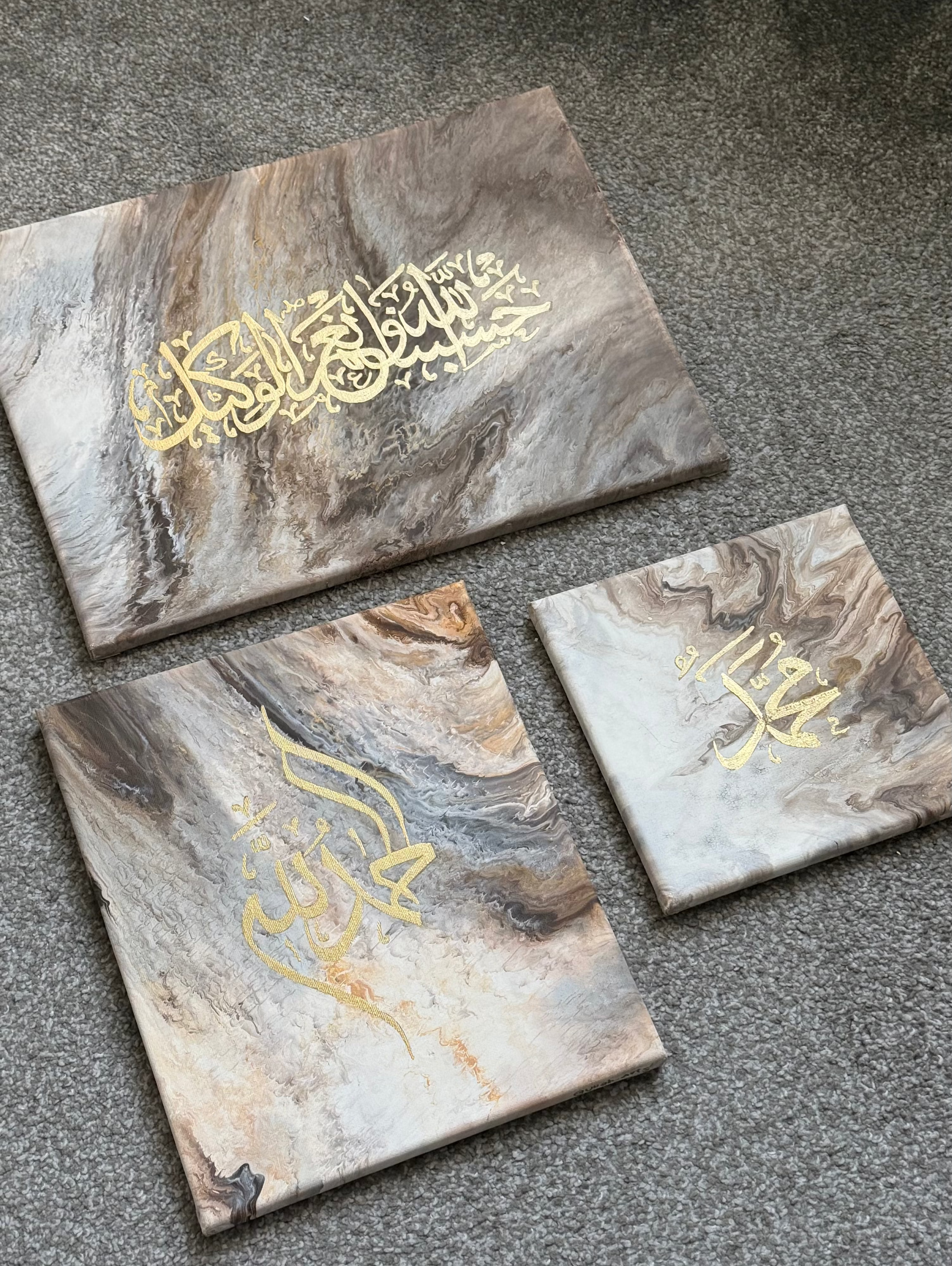 A Path of Sabr Canvas Triptych