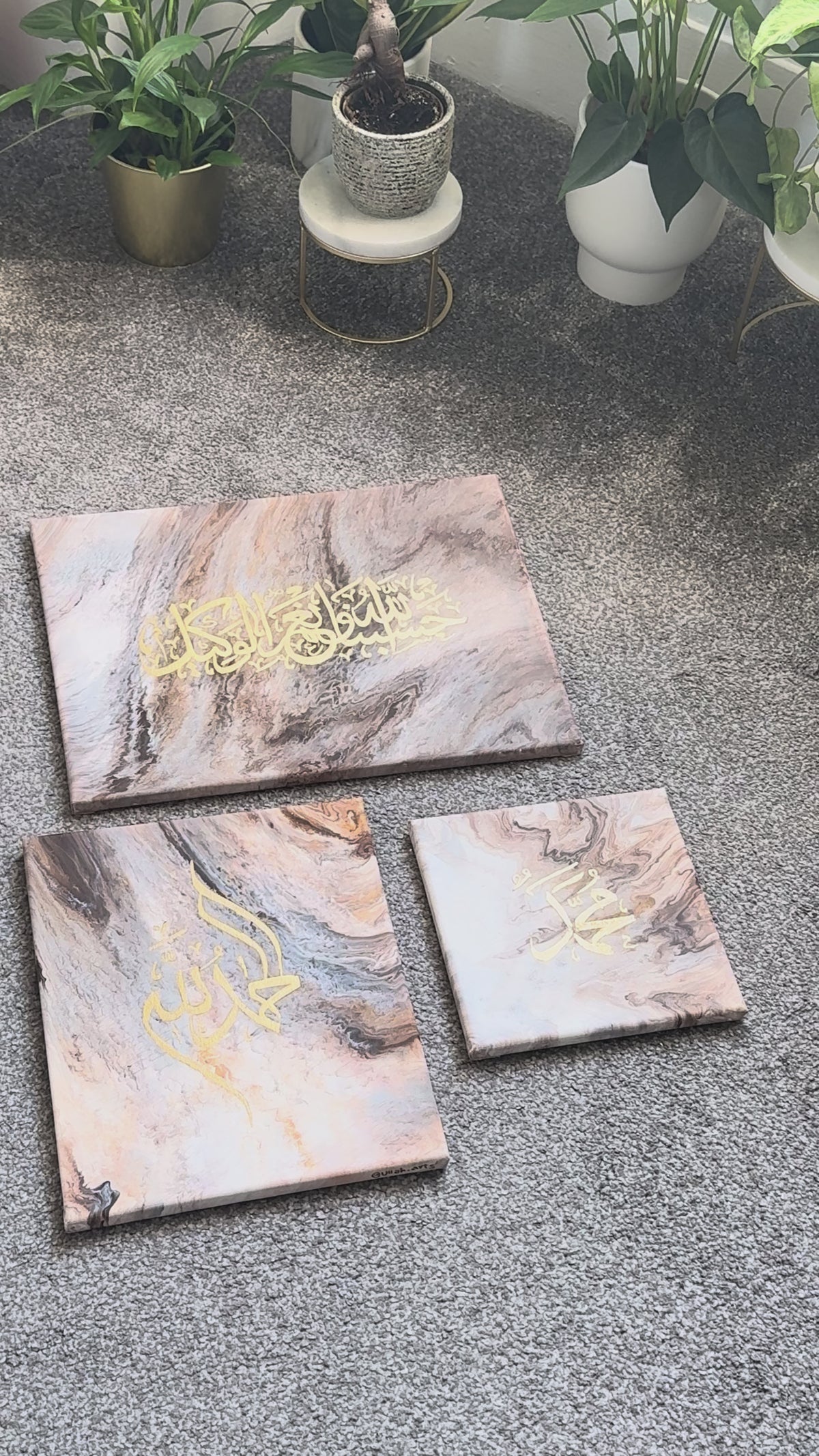 A Path of Sabr Canvas Triptych